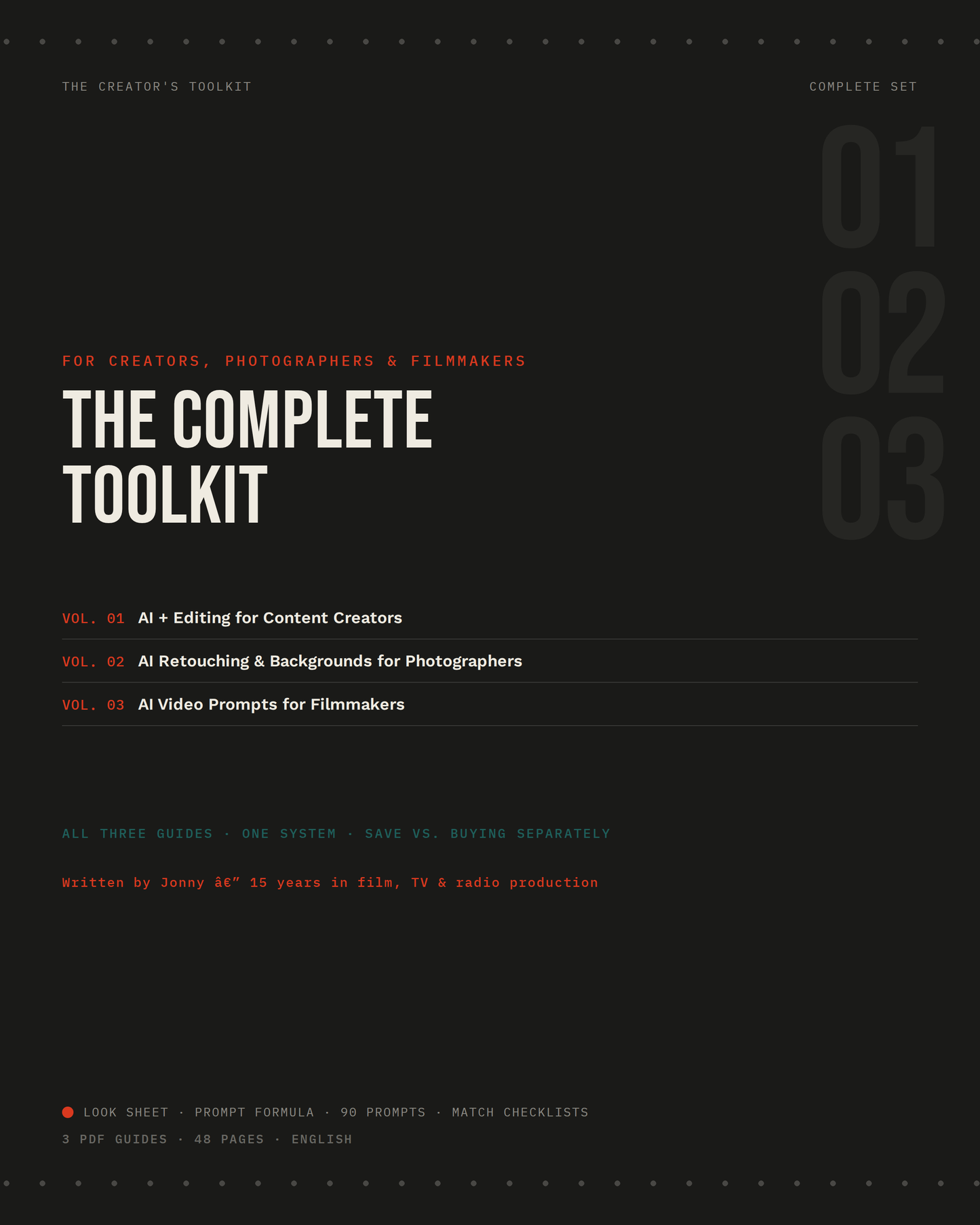 The Creator's Toolkit — Complete Set (Vol. 1–3)