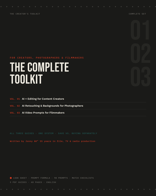 The Creator's Toolkit — Complete Set (Vol. 1–3)